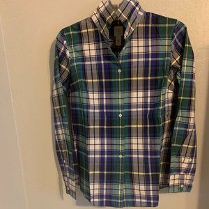 J. Crew Plaid Button Down